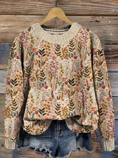 ELLA | Comfortable Floral Pullover