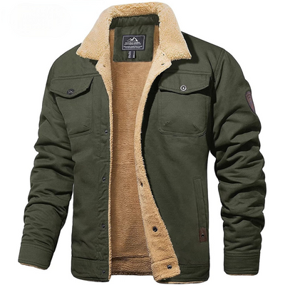 Evander | Premium Fleece Cargo-Jacket