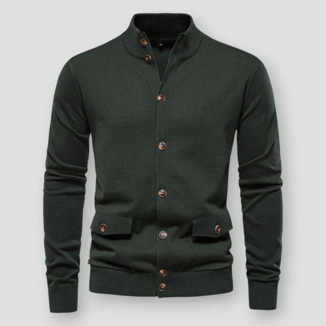 LIAM | High Neck Premium Cardigan