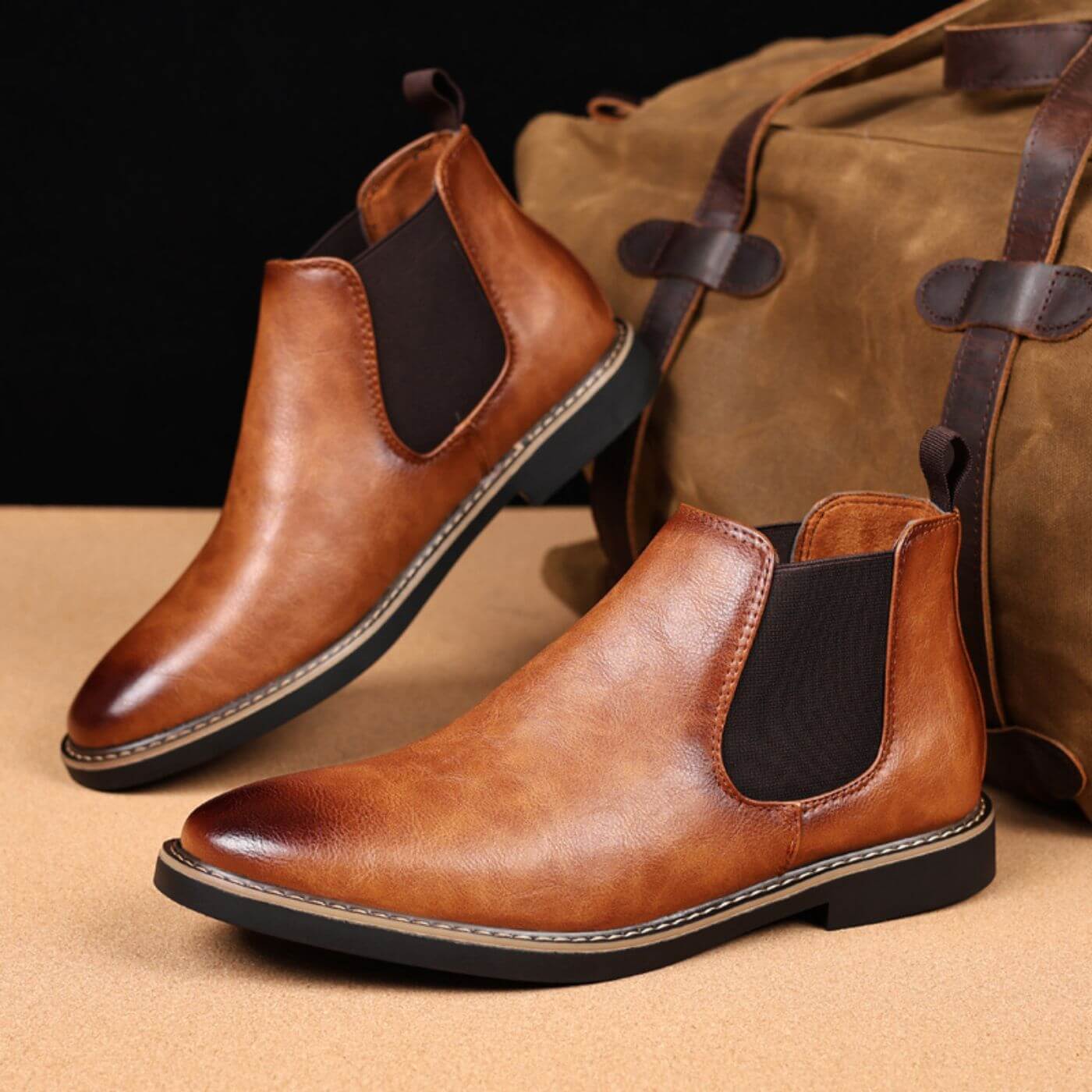 Boston™ - Classic Leather Chelsea Boots