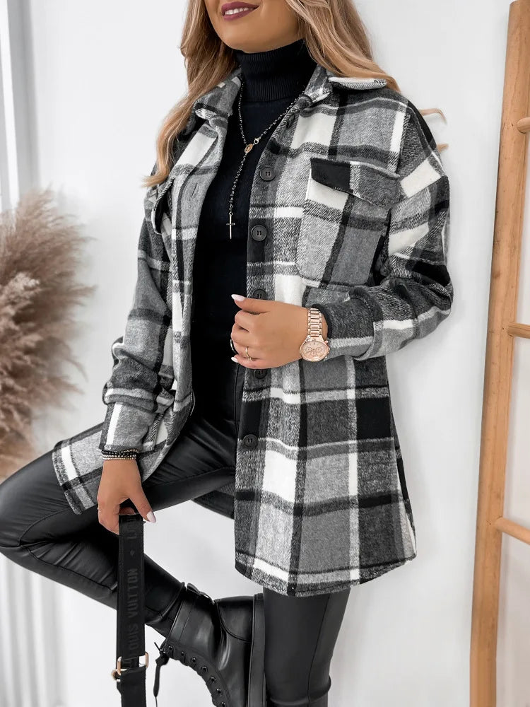 ARIA |Plaid Outwear