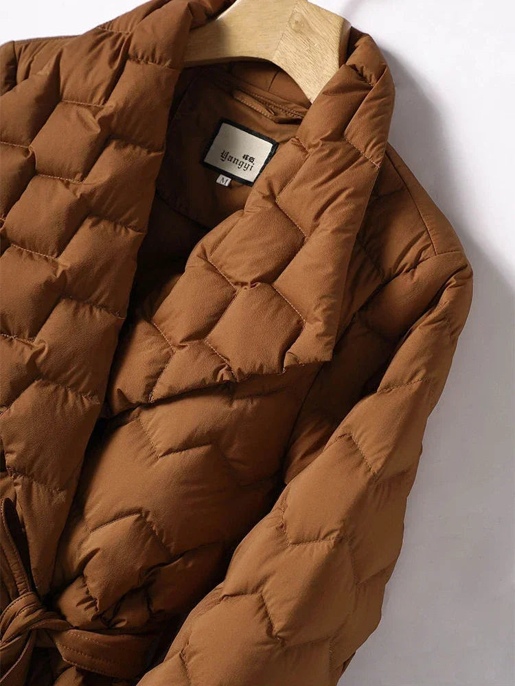 HANNAH | Elegance Belted Down Parka