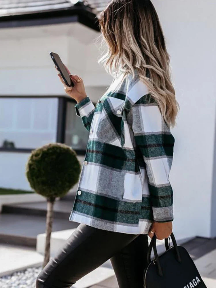 JIMMY | Plaid Casual Outwear