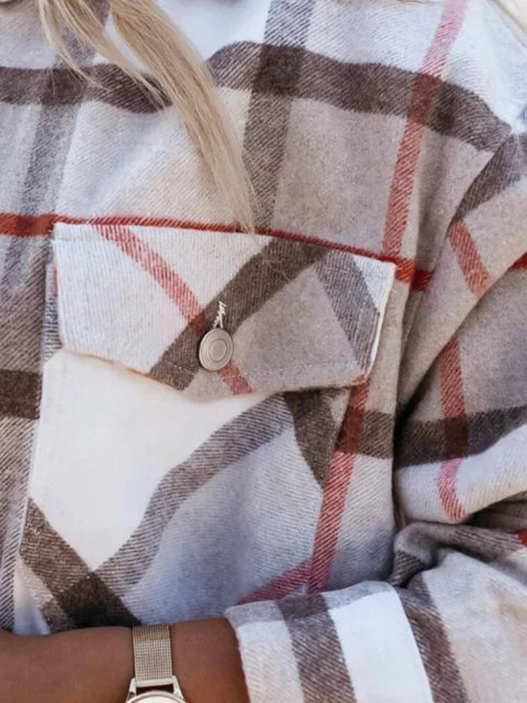 JIMMY | Plaid Casual Outwear