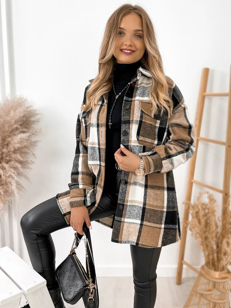 ARIA |Plaid Outwear