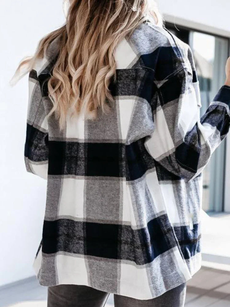 JIMMY | Plaid Casual Outwear