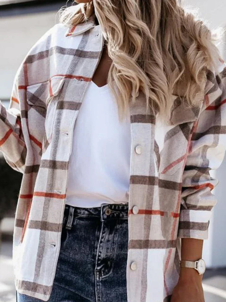 JIMMY | Plaid Casual Outwear