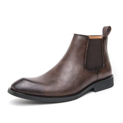 Cooper | Chelsea boots in leather with zipper