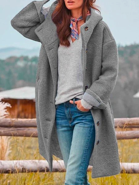 MAXI |  HOODED COAT