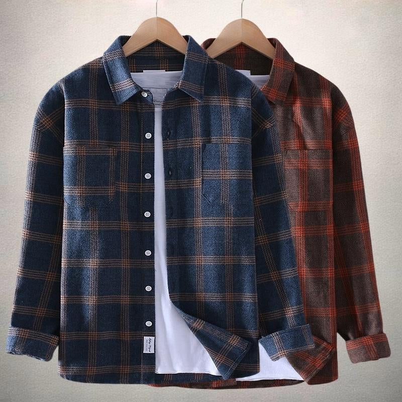 NOAH | CLASSIC CHEQUE OVERSHIRT