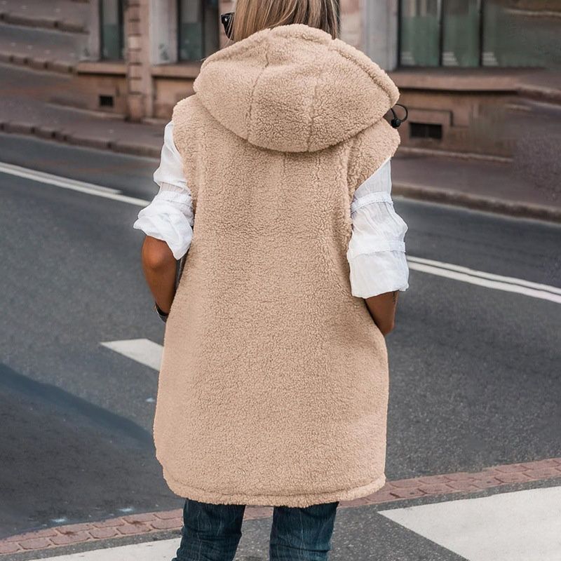 ASTRID| Reversible Sherpa Lined Puffer Vest