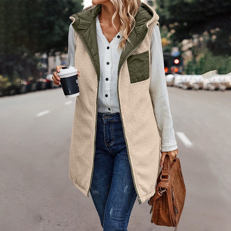 ASTRID| Reversible Sherpa Lined Puffer Vest